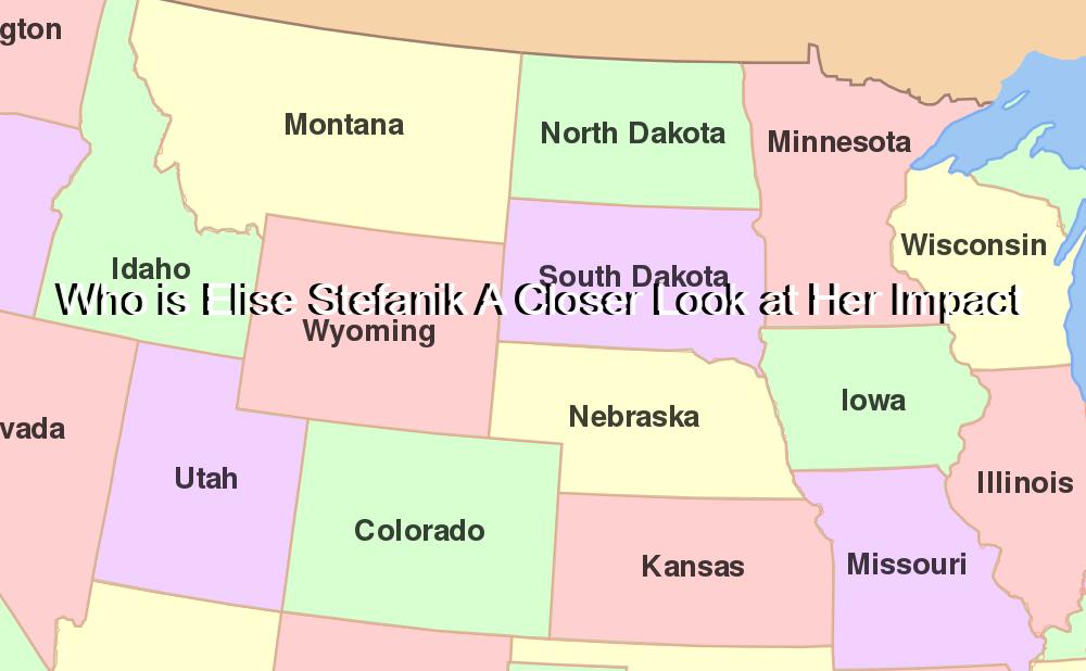 Who is Elise Stefanik A Closer Look at Her Impact